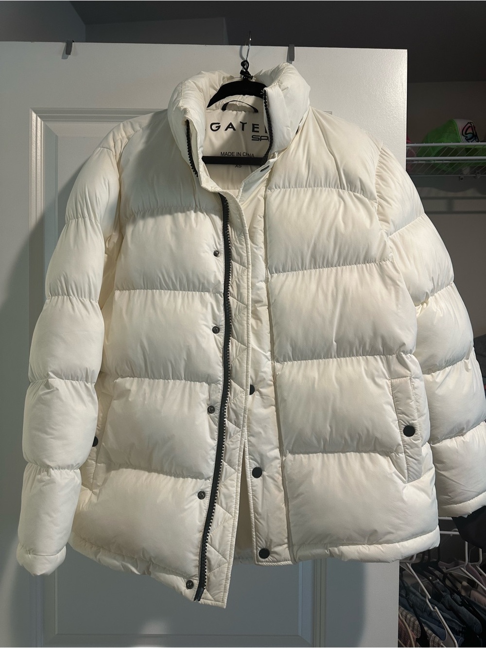 bagatelle white/ Cream White Puffer Jacket